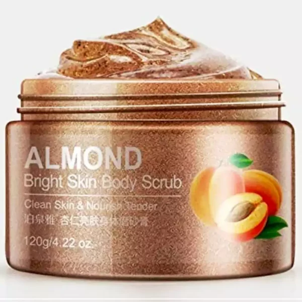 اسکراب لایه بردار پوست بدن و صورت زردآلو بیوآکوا ALMOND BODY SCRUB BIOAQUA