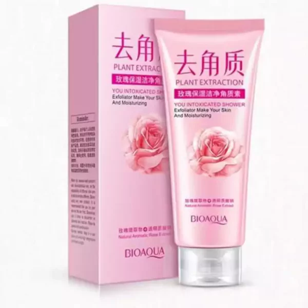 اسکراب لایه بردار صورت گل رز بیوآکوا BIOAQUA ROSE PLANT