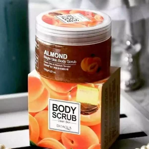 اسکراب لایه بردار پوست بدن و صورت زردآلو بیوآکوا ALMOND BODY SCRUB BIOAQUA