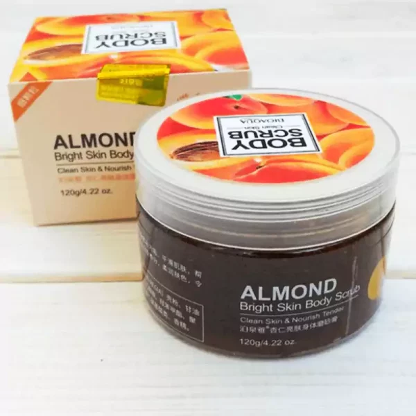 اسکراب لایه بردار پوست بدن و صورت زردآلو بیوآکوا ALMOND BODY SCRUB BIOAQUA